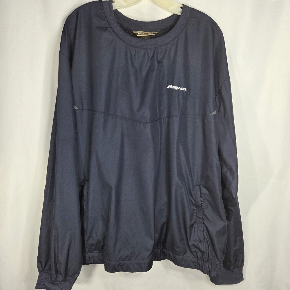 North End Techno Lite  NWT Classic Navy/Steel Grey Pullover Jacket Size XXL